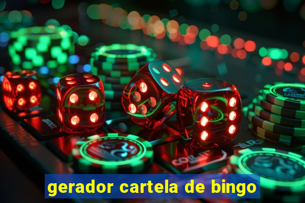 gerador cartela de bingo